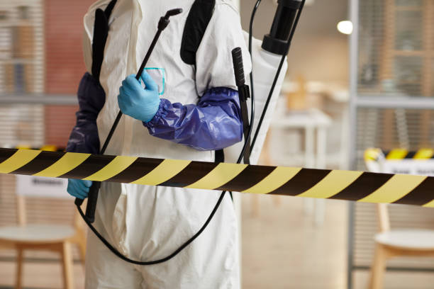 Professional Biohazard Cleanup technician working in Clarksville, VA